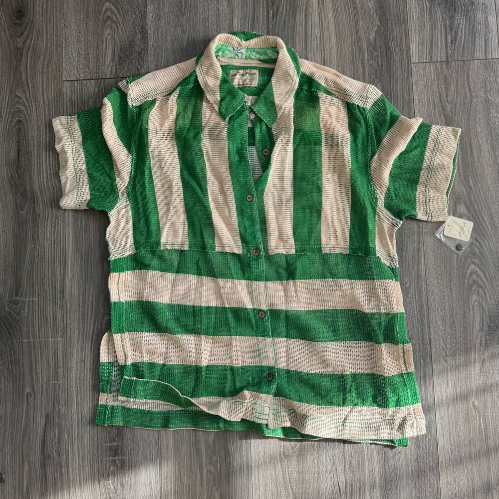 Free People Striped Cabana Top